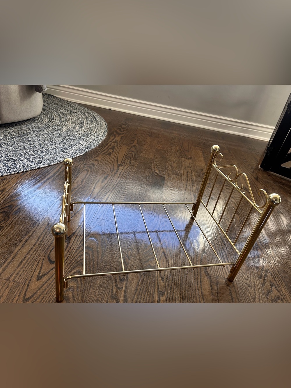 American Girl Brass Bed Frame
